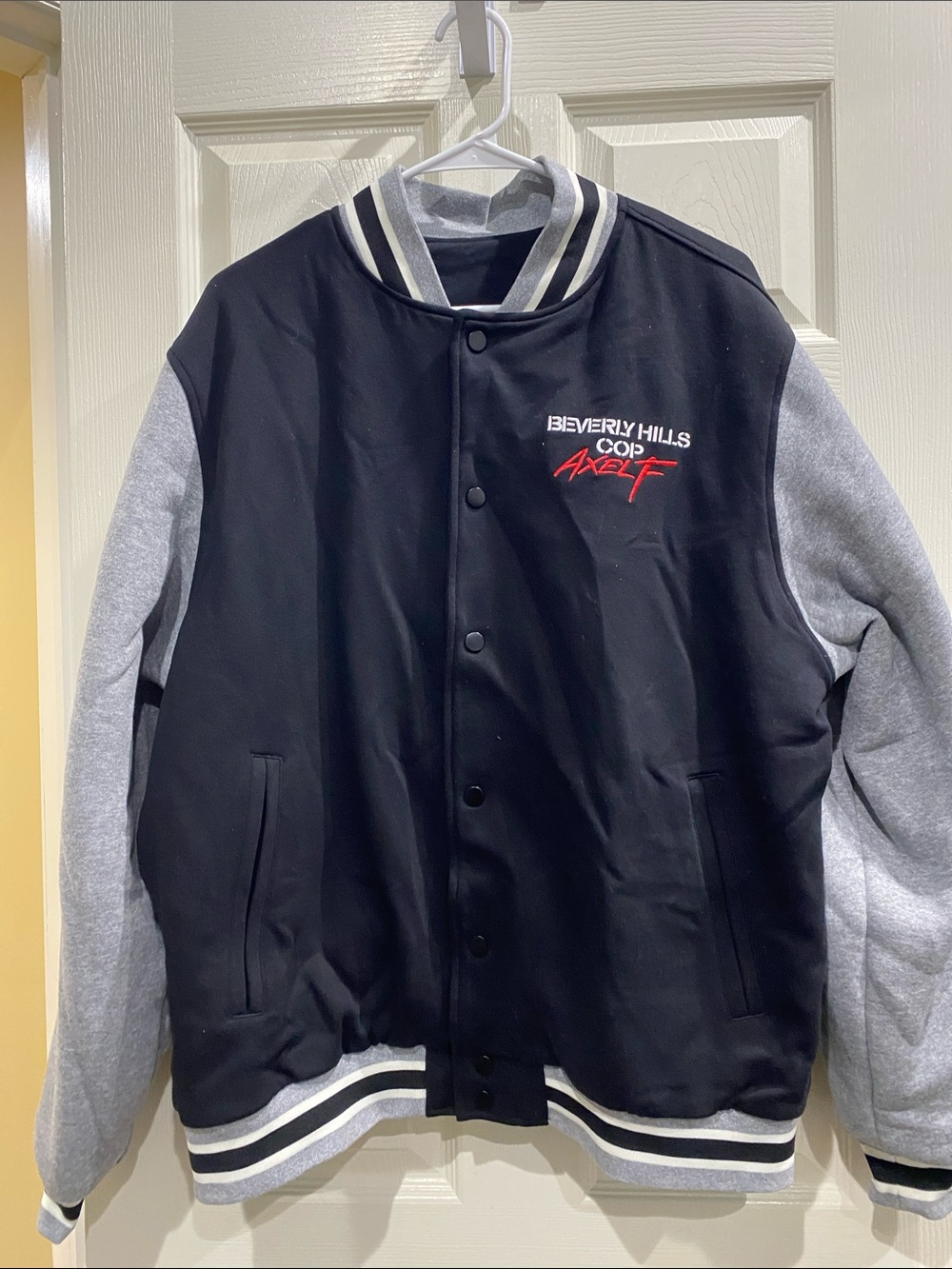 NEW Netflix Promo Beverly Hills Cop AF Detroit Letterman Varsity Style Jacket L